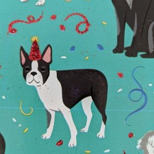 French Bulldog & friends birthday gift wrapping pa